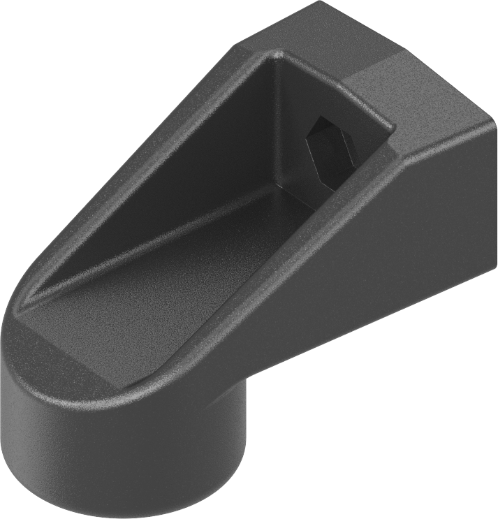 Handle piece, Polyamide GF black; 1095-07