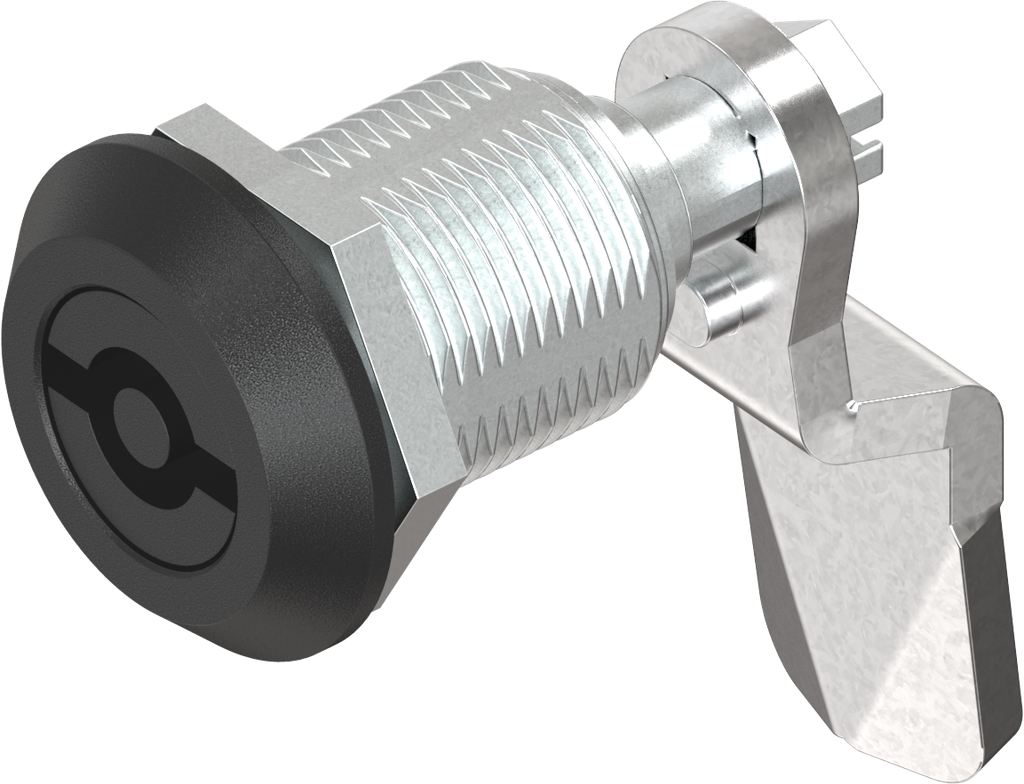Compression latch double bit 5, Zinc die black powder-coated