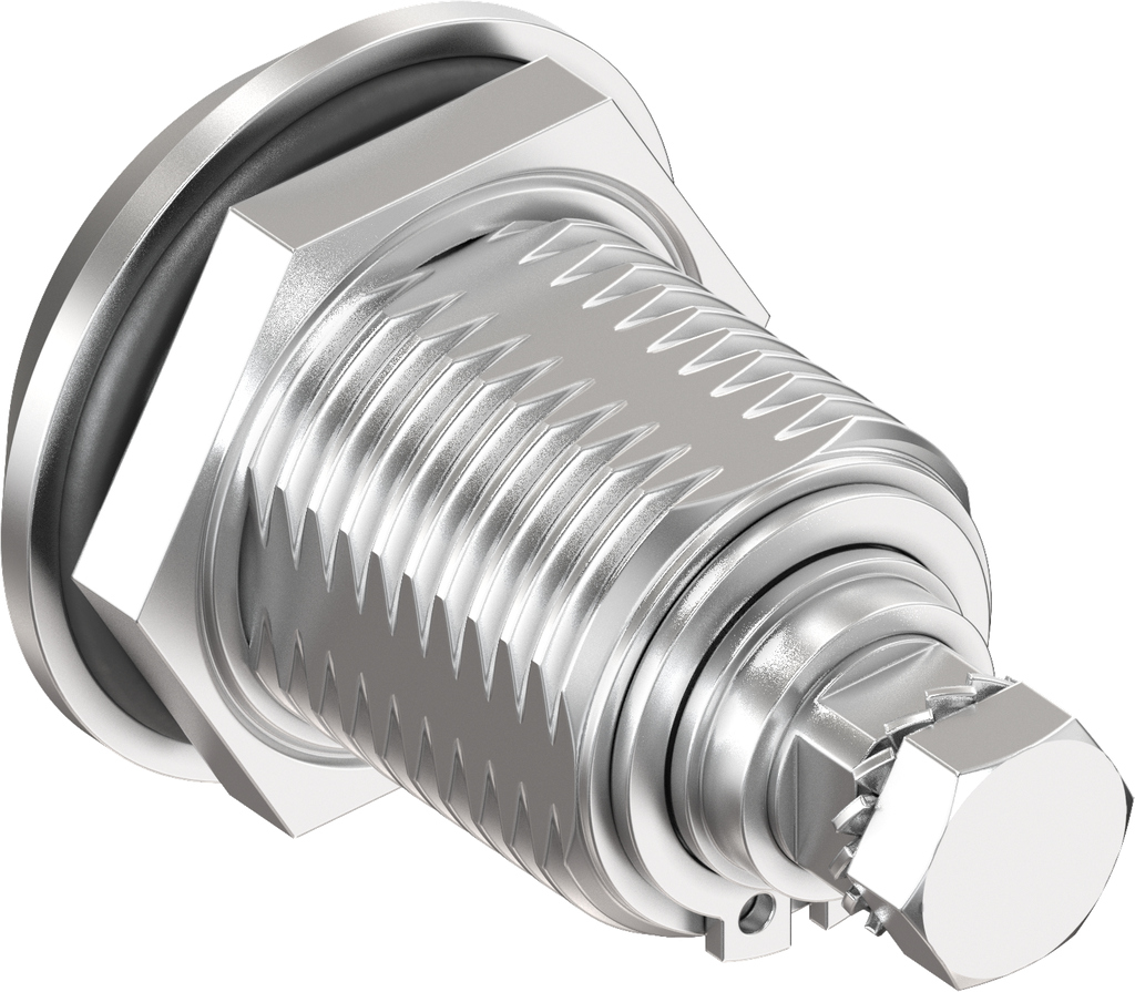 Compression latch, square 8, Stainless steel AISI 316; 1000-U755