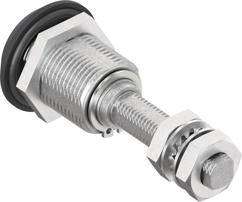 Compression latch with adjustable cam height, double bit 5, Zinc