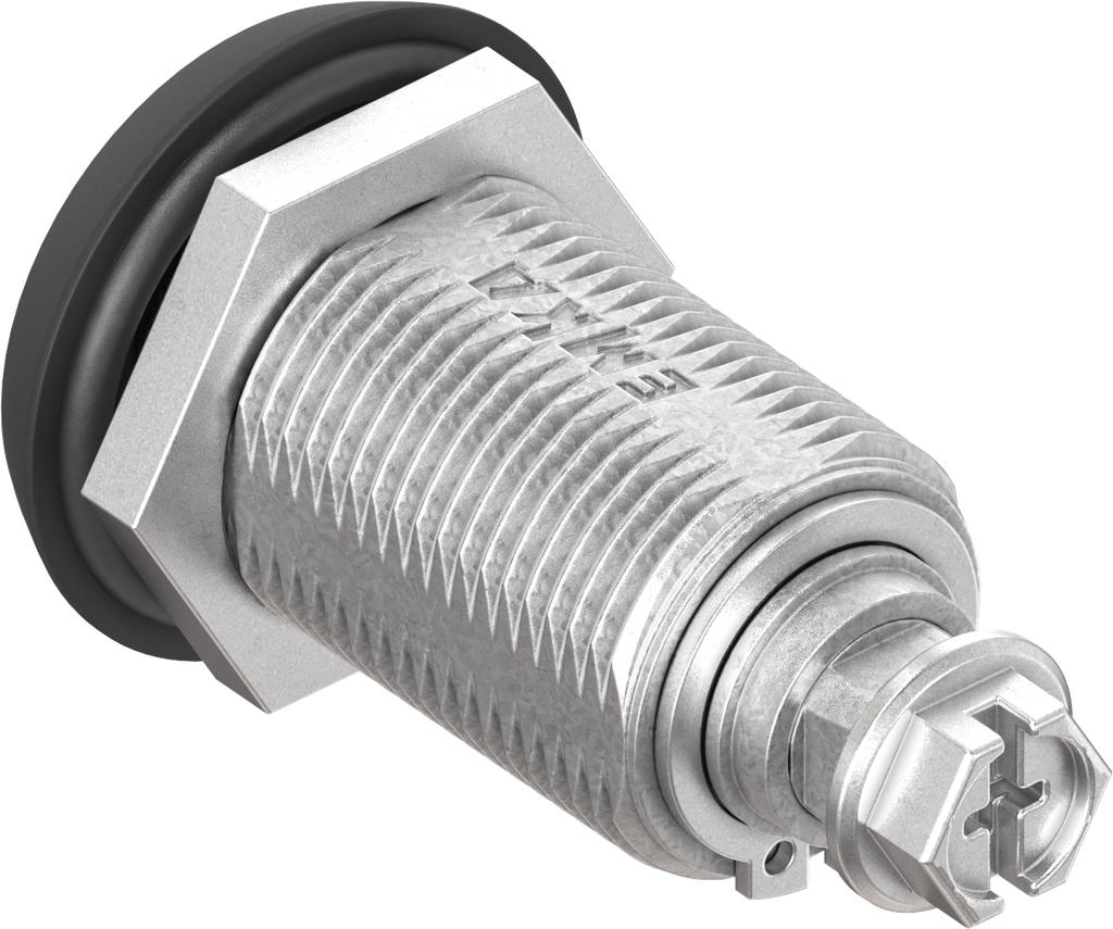 Compression latch square 8 with optical opening indicator