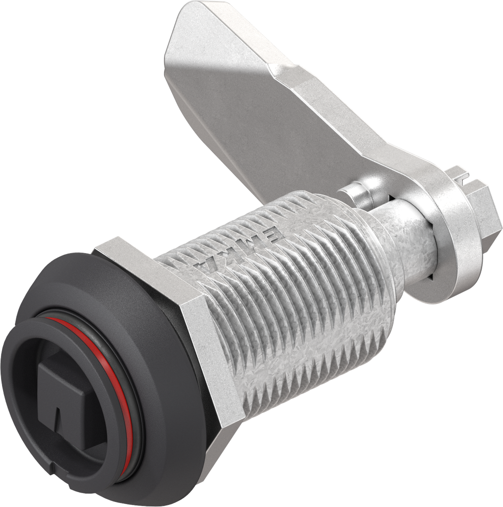 Compression latch square 8 with optical opening indicator, Zinc