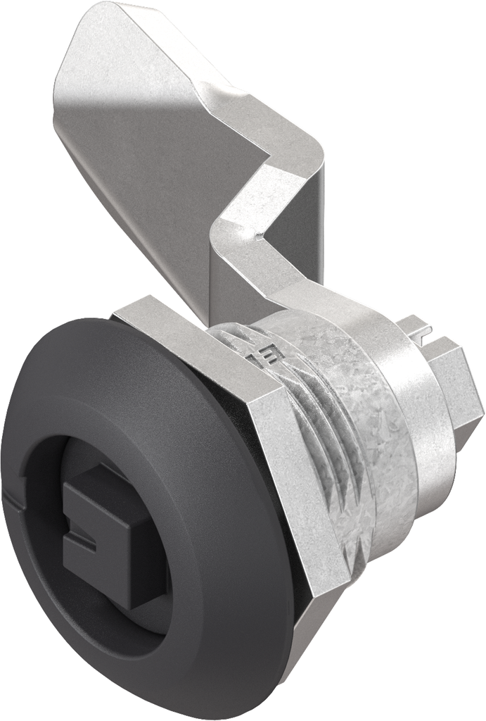 Compression latch, square 8, Zinc die black powder-coated; 1000