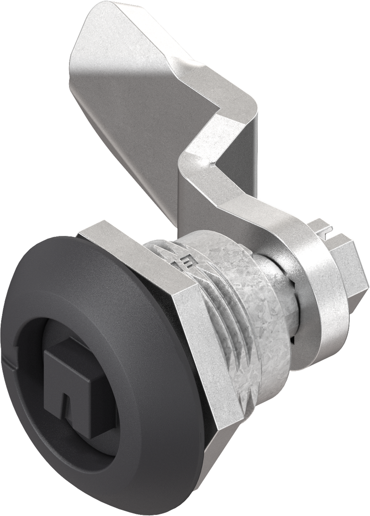 Compression latch, square 8, Zinc die black powder-coated; 1000