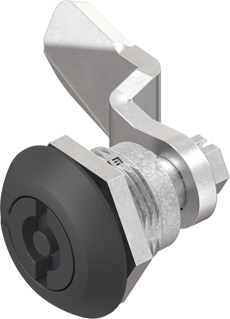 Compression latch double bit 5, Zinc die black powder-coated; 1000