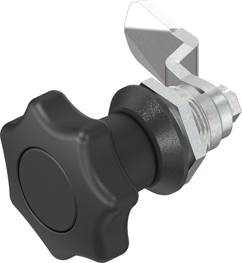Star handle, Zinc die and polyamide GF black; 1000-U13