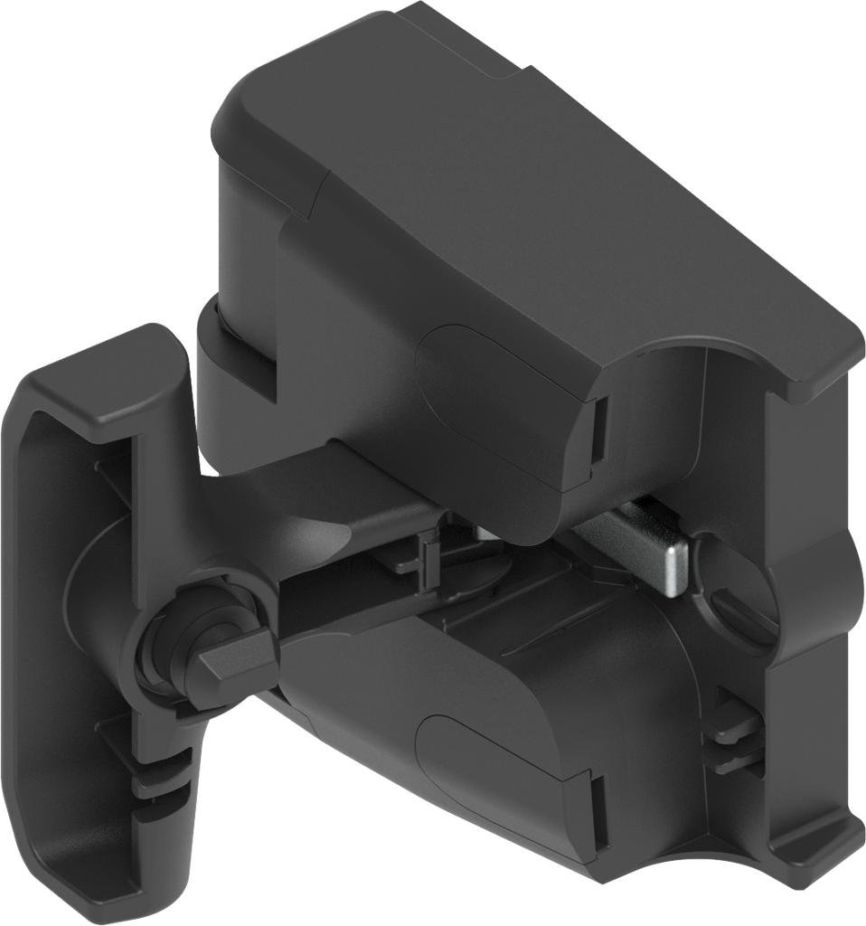Latch-Hinge without pressure relief, hexagon female SW 4