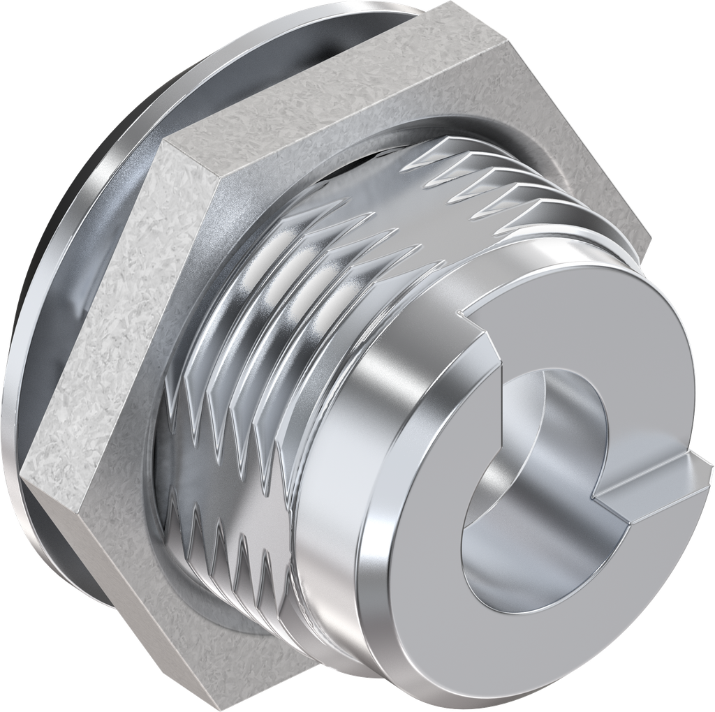 Housing, Zinc die chrome-plated; 1000-U45 with nut