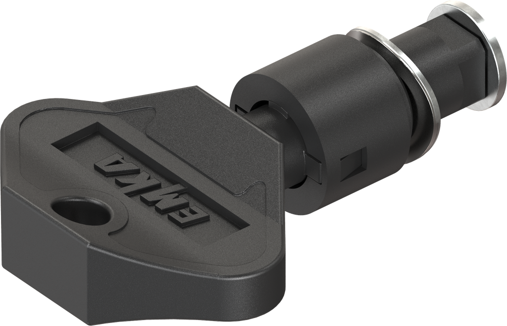 Insert double bit 5 for clip-in key, Polyamide black; 1000-U744
