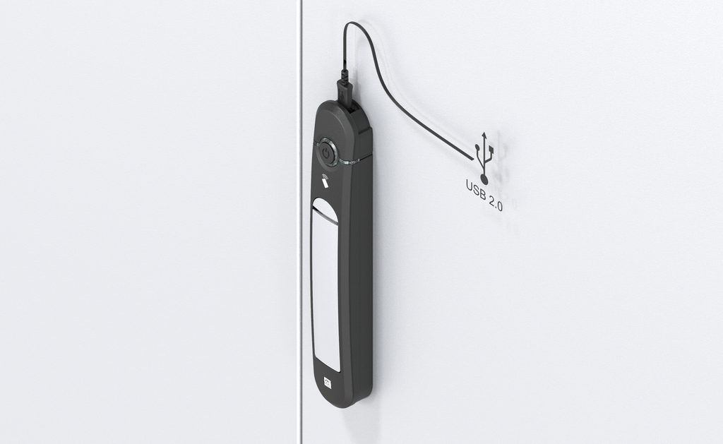Swinghandle Agent E Wired with RFID card reader 13.56 kHz, Zinc