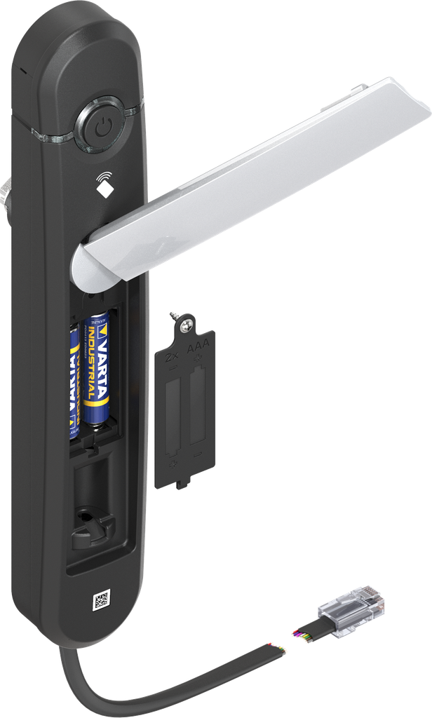 Swinghandle Agent E Wired with RFID card reader 13.56 kHz, Zinc
