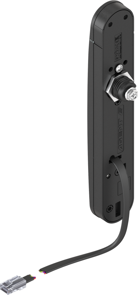 Swinghandle Agent E Wired with RFID card reader 13.56 kHz, Zinc