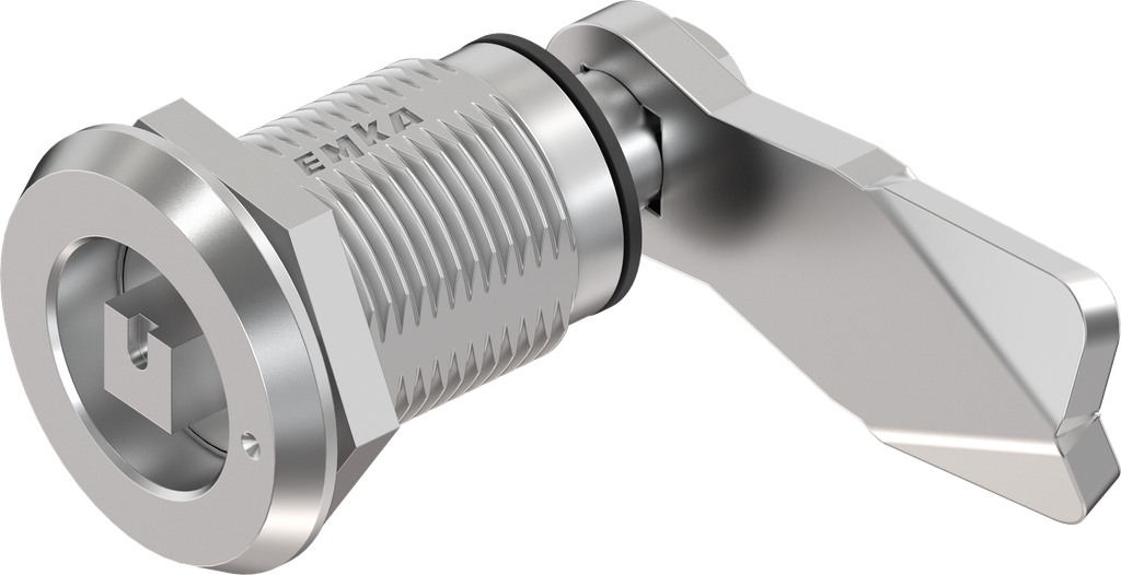Compression latch square 7 with marking, left version, Stainless