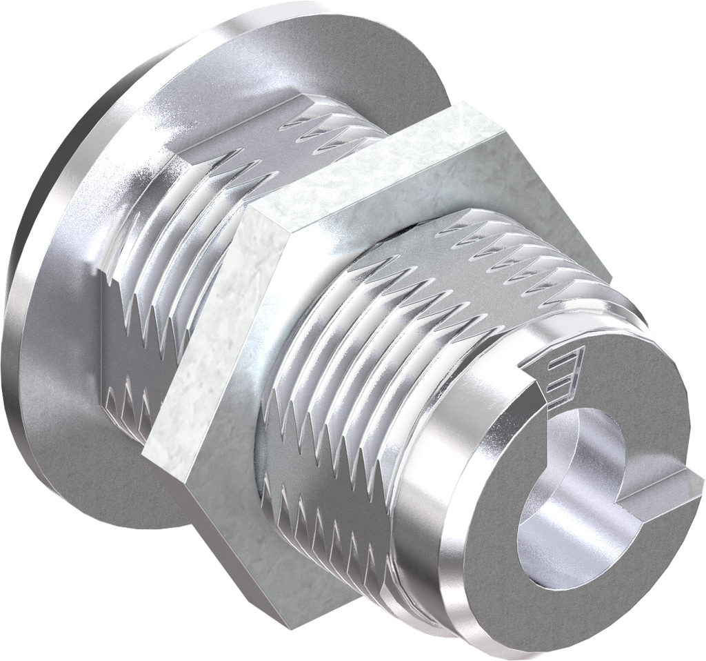 Housing, Zinc die chrome-plated; 1000-U51 with nut