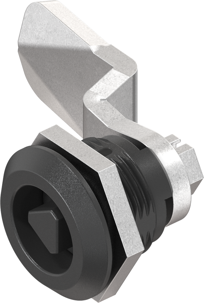 Housing with integrated seal, Polyamide GF black; 1000-U155-D with nut