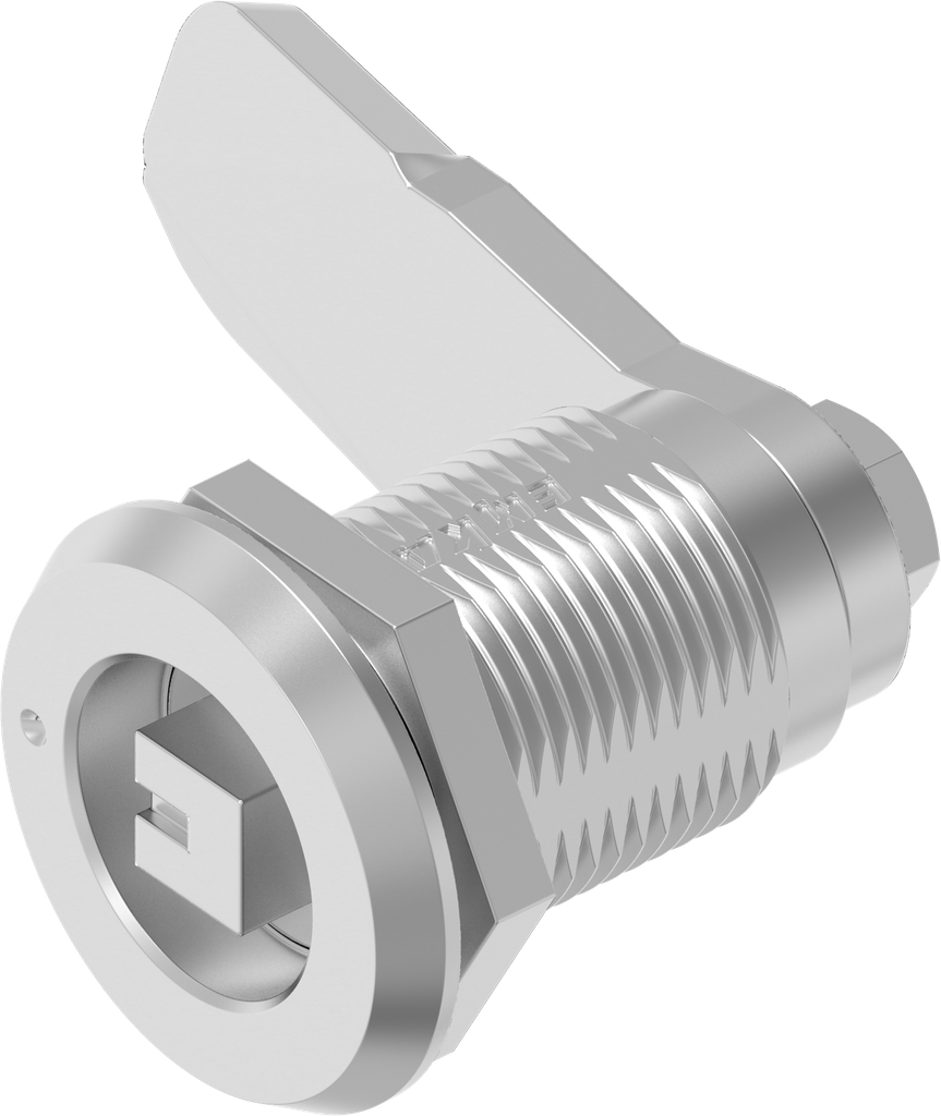 Compression latch square 8 with marking, left version, Stainless