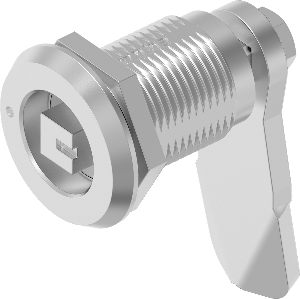 Compression latch square 8 with marking, left version, Stainless