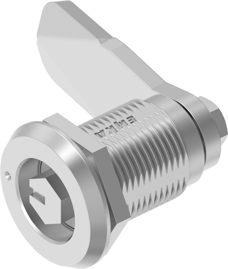 Compression latch hexagon male SW 10, right version, Stainless