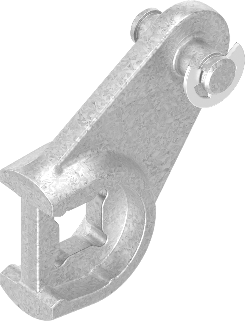 Rod control for multi-point locking, Zinc die zinc-plated; 1000-U874