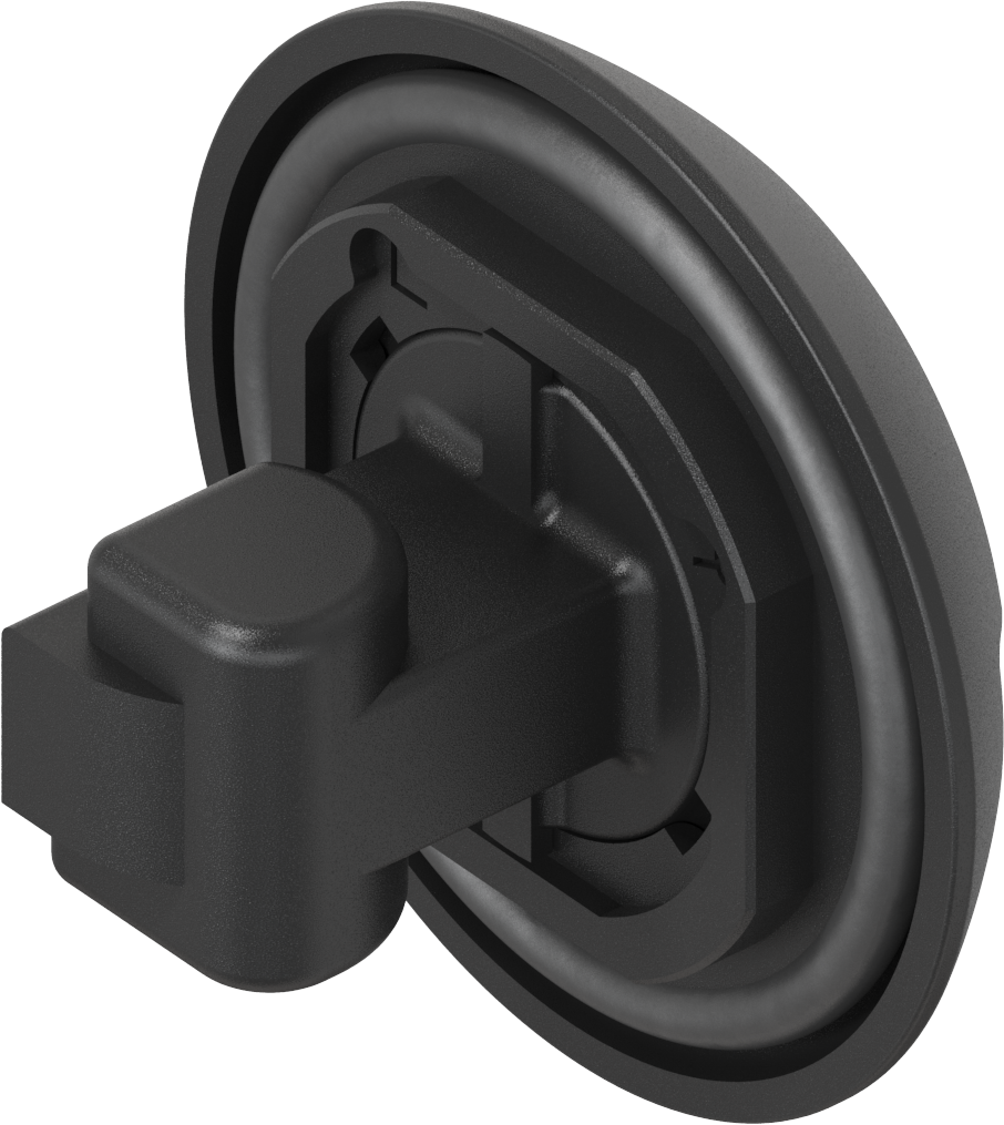 Insert part square 7 for assembly without tools, Polyamide GF