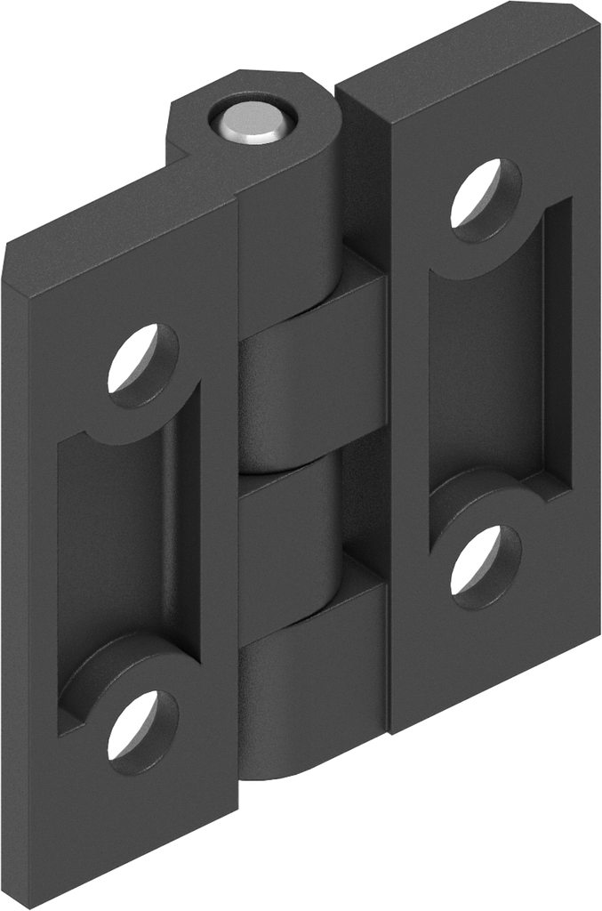 OuM Set van 10 industriële plaatstalen scharnieren met schroeven voor palletverhoging, verhoogd bloembed (10 stuks, verzinkt, 214 mm