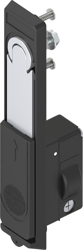 Swinghandle for locking set, Zinc die and polyamide black; 2100-U1