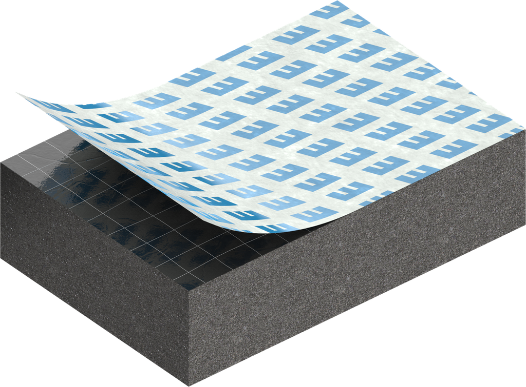 Zellgummi  8 x 20 mm, EPDM schwarz dehnungsfrei und selbstklebende Montagehilfe