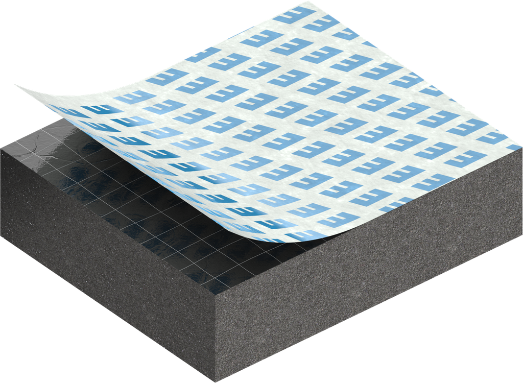 Caucho esponjoso 8 x 25 mm, EPDM negro sin deformación y autoadhesivo