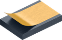 Caucho esponjoso 4 x 20 mm de material de protección contra incendios, espuma de silicona negro sin deformación y autoadhesivo