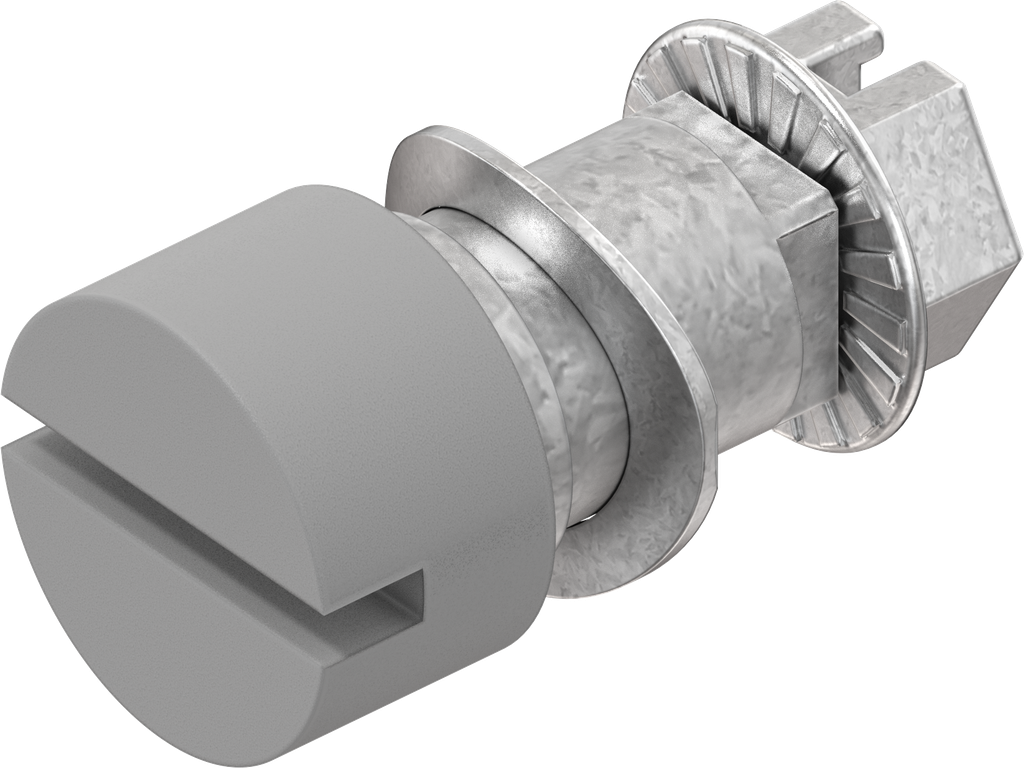 Inserto taglio 1,5x3, zama grigio luce verniciato a polvere