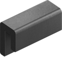 Dichtprofil aus Brandschutzmaterial, Moosgummi EPDM 60 ± 5 Shore A schwarz