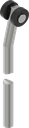 Rundstange L = 600 mm, Stahl verzinkt