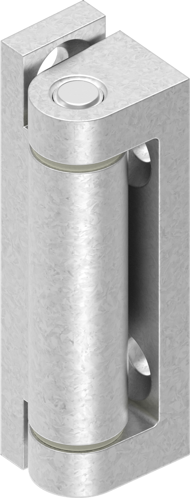 Scharnier, Zamak onbehandeld