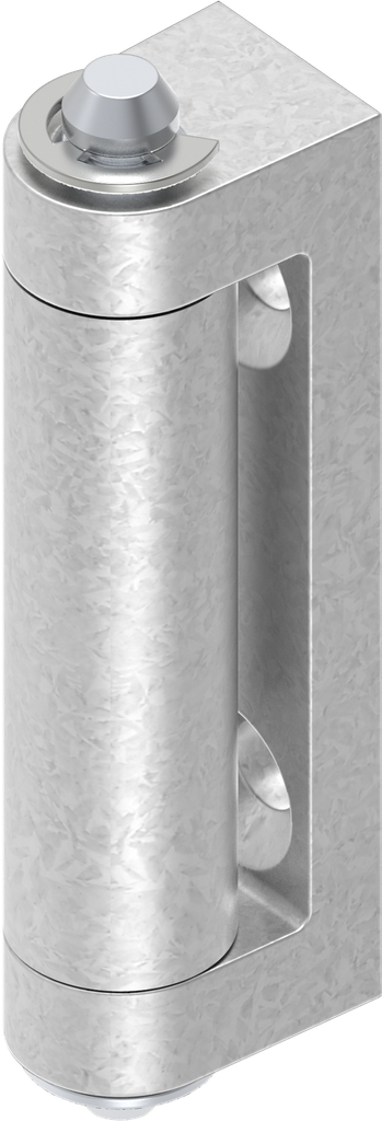 Scharnier, Zamak onbehandeld