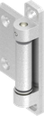 Bisagra 2D 180°, zamak bruto