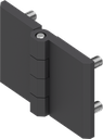 270° Scharnier, Zamak zwart gepoedercoat ECO
