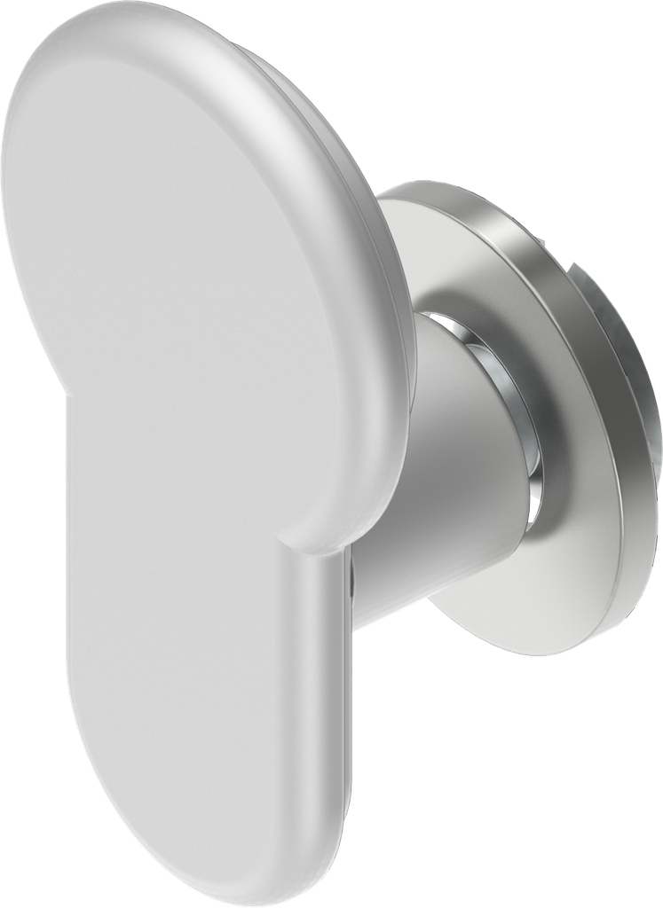 Blind plug for profile half cylinder cut out, Aluminium