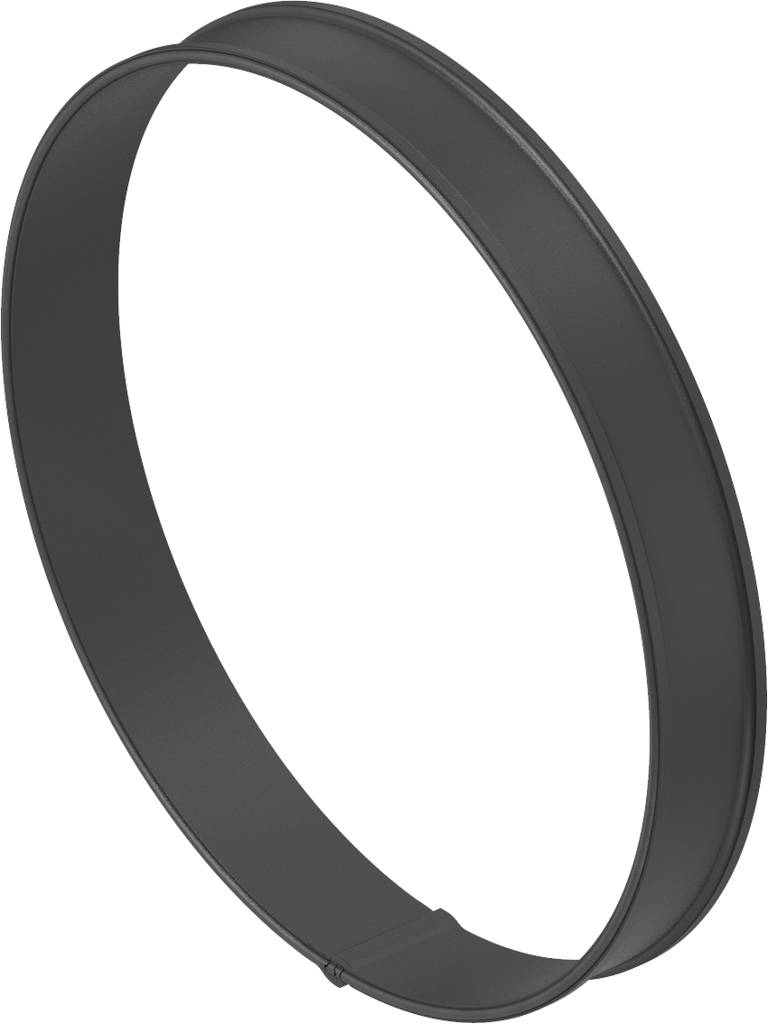 Steunring voor kijkvenster rond, geschuimd, polyamide zwart