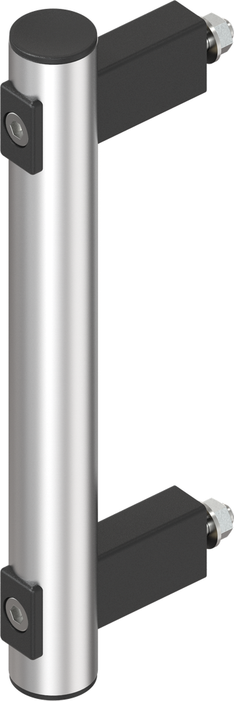 poignée tubulaire, aluminium anodisé