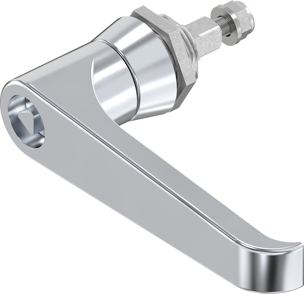 L-handle triangular 7, Zinc die chrome-plated