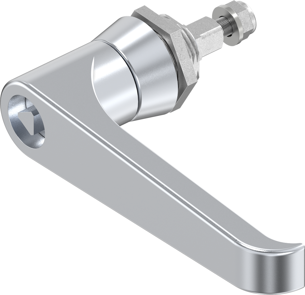 L-handle triangular 8, Zinc die chrome-plated