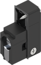 Module met profiel-halfcilinder met sleufbediening, polyamide GF zwart