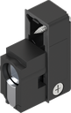 module demi-cylindre avec rotor carré femelle 8, polyamide GF noir