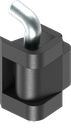 zamak et acier époxy noir