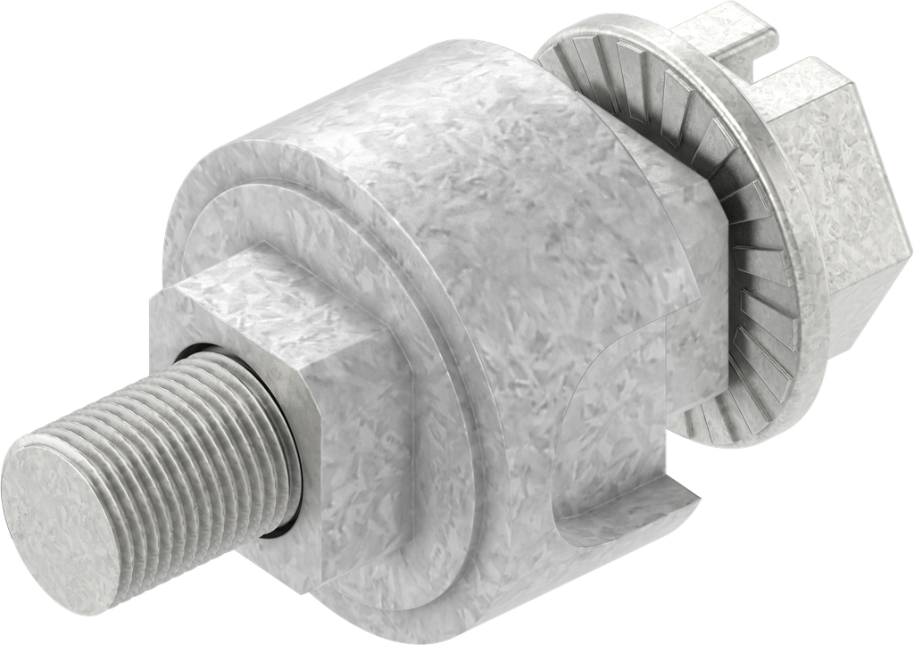 Adapter for cams, Zinc die and steel zinc-plated yellow