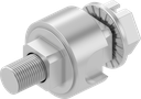 Adapter für Zungen, Edelstahl AISI 316L