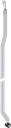 tringle plate L = 501 - 600 mm à droite, acier zingué