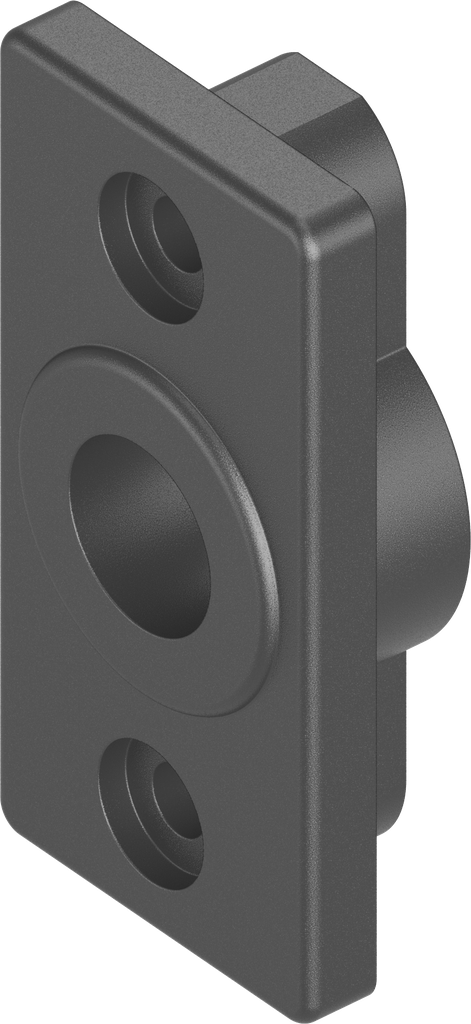 Bearing bush without stopper for Ts = 12 mm, Polyamide GF V0 black