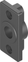 Bearing bush without stopper for Ts = 12 mm, Polyamide GF V0 black