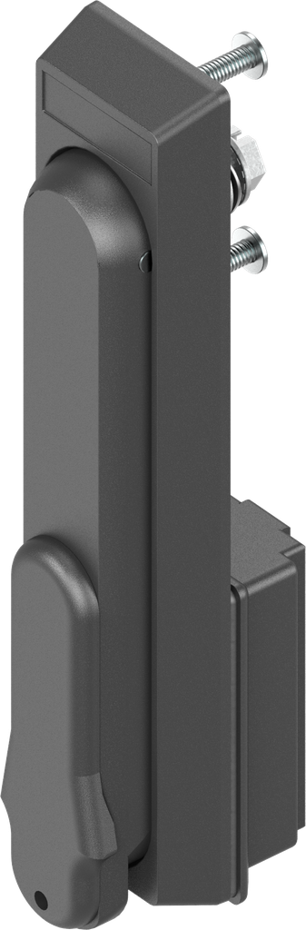 Zwenkgreep voor profiel-halfcilinder 40 mm (A = 30 mm), polyamide GF zwart